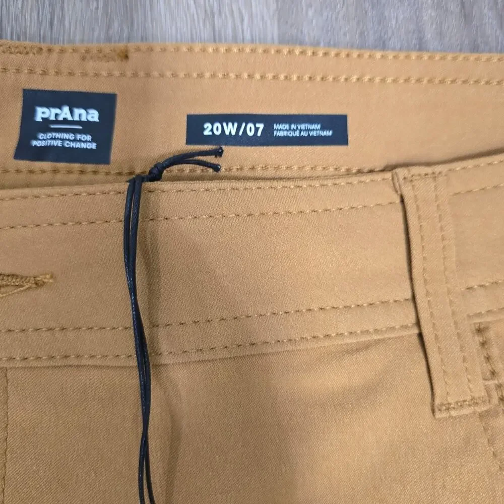 Prana Halle Short Plus II Earthbound Casual Outdoor Hiking Shorts Sz 20w NWT